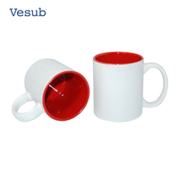 Mug en céramique de qualité supérieure à prix avantageux, 11 oz, en grès écologique, pour sublimation personnalisée, presse à chaud
