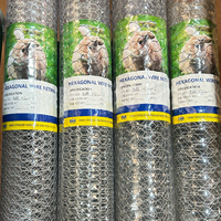Prix d'usine – Rouleau de grillage hexagonal galvanisé 1/2 po à double torsion pour poulailler