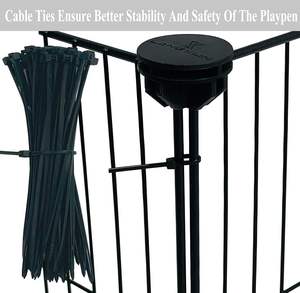 Corralito para mascotas de animales pequeños DIY, jaulas para conejillos de indias, cachorro, gatito, Corralito, valla de alambre de Metal portátil para interiores - Product Image 5