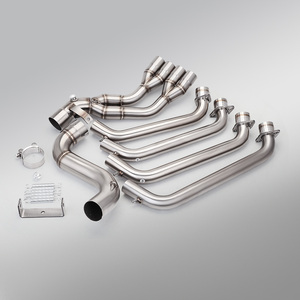 Système d'échappement modifié en acier inoxydable pour moto <span class=keywords><strong>CBR650R</strong></span> <span class=keywords><strong>CBR650F</strong></span> CB650F 2014-2026, collecteur avant 51MM - Product Image 2