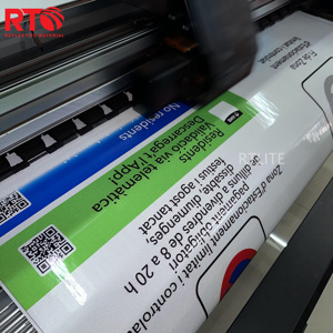 Pet quảng cáo lớp tùy chỉnh quảng cáo và xây dựng thương hiệu in phản chiếu tấm Vinyl Sticker phản chiếu phim - Product Image 2