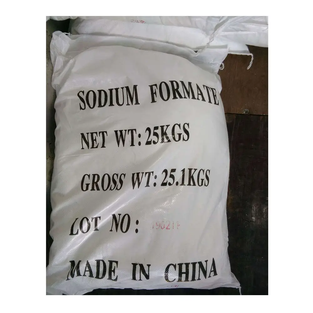 उच्च गुणवत्ता सोडियम formate cas141-53-7 25kg बैग में पैक