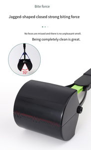 Katlanabilir katlanır köpek <span class=keywords><strong>Pooper</strong></span> <span class=keywords><strong>Scooper</strong></span> ABS plastik Pet atık bertaraf özel LOGO baskılı cker seçici Canine Faeces Catcher - Product Image 6