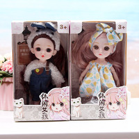 Belle princesse fée en plastique fausse balle rejoint la mode bébé personnalisé Bjd robe modèle poupées pour enfants filles jouet