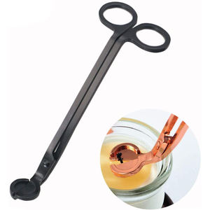 Herramientas para Velas: Apagavelas de Acero Inoxidable Personalizado, Cortador de Mechas Metálico, Tijeras para Recortar Velas y Lámparas de Aceite - Product Image 5
