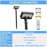 Lampu Taman Tenaga Surya IP65 Baterai Mini Dekorasi Halaman Lampu LED Tahan Air Penerangan Rumah Grosir