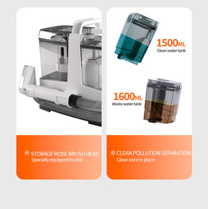 เครื่องทำความสะอาดพรมแบบเกลียวอัตโนมัติเครื่องทำความสะอาดพรมด้วยไอน้ำเสื้อผ้าที่ใช้ในบ้านเครื่องทำความสะอาดพรมแบบใหม่ - Product Image 4