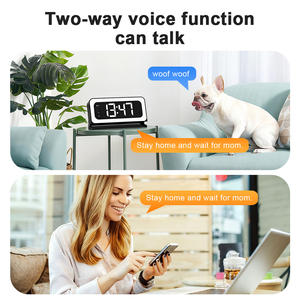 WESECUU 3MP Zwarte Kleur Draadloze Wifi Wekker Camera Video-opname Infrarood Nachtzicht Thuis Babyfoon Klokcamera - Product Image 6