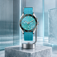 Montre-bracelet décontractée pour hommes, boîtier en alliage, bracelet en sangle de nylon, montre à quartz pour homme