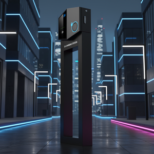 <span class=keywords><strong>Cargador</strong></span> de Vehículos Eléctricos de CA Tipo 2 de 22 kW, Fabricante OEM, Certificación CE y TUV, IP55, con WiFi 4G para Estacionamientos de Oficinas y Comunidades - Product Image 1