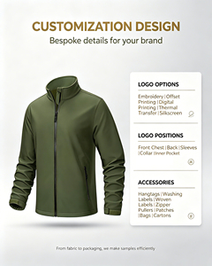 <strong>Tacvasen</strong> Soft Shell <strong>Jacket</strong> Man Custom Logo Waterproof Zip up <strong>Jacket</strong> Custom Windbreaker <strong>Jacket</strong> Winter Gym <strong>Jacket</strong> for Bulk Buyers - Product Image 4
