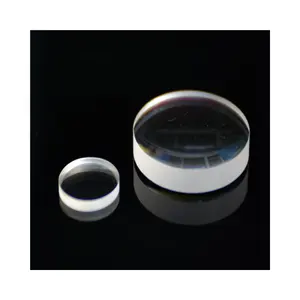 Lente de vidro ótico personalizada 10mm Lente Convexa Plano Esférica Espelho de Silicone