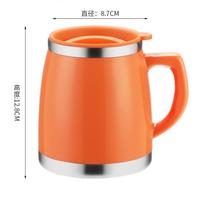 304 tasse thermos sous vide à Double paroi en acier inoxydable avec poignée pour Camping voyage théière à café à boire directement