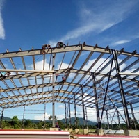 Edificio de taller de acero pesado con paneles solares BIPV con soldadura, proyecto de energía solar fotovoltaica de 3-5 MW para parque industrial