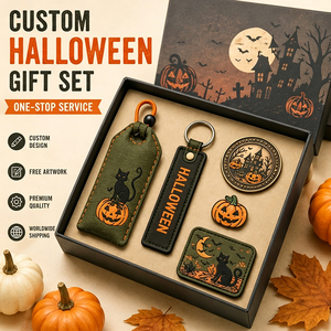 Coffret cadeau d'Halloween personnalisé, Sachet remplissable, Breloque, Étiquette de bagage, Porte-clés, Patch PVC, Épinglette en émail, Pièce de monnaie, Boîte cadeau, Cadeau promotionnel OEM ODM - Product Image 1