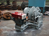 Extracteur de câble de treuil alimenté par moteur diesel personnalisé guindeau avec câble métallique treuil de bateau diesel haute performance pour utilisation marine