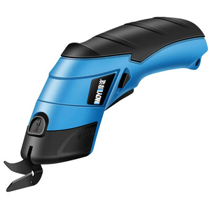 Tijeras eléctricas Moyi, batería de litio de 3,6 V, hoja de acero de tungsteno para cortar tela y cuero, multiusos, color azul - Product Image 1