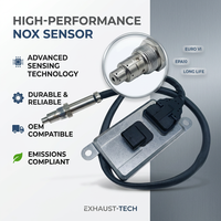 Sensor de NOx de 24 V TB para Vehículos Comerciales IVECO Stralis Trakker Eurocargo, 5WK9 6615F 5801424181, Sonda de Óxido de Nitrógeno