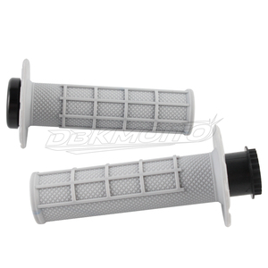 Poignées de guidon verrouillables 7/8" 22mm HALF WAFFLE MX LOCK pour motos CRF SXF KXF FC TC <span class=keywords><strong>EXC</strong></span> <span class=keywords><strong>125</strong></span> 150 250 300 - Product Image 4