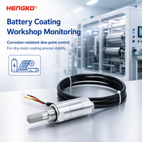 Transmetteur de point de rosée résistant à la corrosion HENGKO HG602-G pour atelier de revêtement de batteries