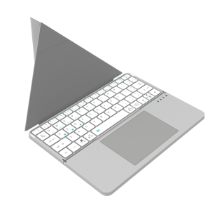 JOMAA Folding <b>Keyboard</b> BT Foldable Wireless <b>Keyboard</b> with Touchpad Portable Rechargeable <b>Keyboard</b> <b>for</b> Phone Pad <b>Tablet</b> Laptops - Product Image 4