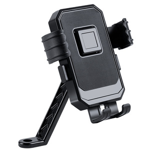 Motorcycle Phone Holder <b>Compact</b> Abs Shockproof For Navigation Riding Mount - Product Image 3
