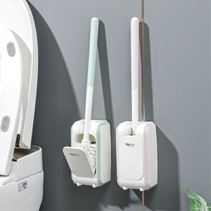 Cepillo de baño desechable con soporte de soporte Cepillo de lavado para limpieza de inodoros - Product Image 2