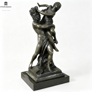 Sculpture en bronze <span class=keywords><strong>européenne</strong></span>, statue de la <span class=keywords><strong>mythologie</strong></span> grecque antique - La lutte de Persephone pour la décoration de jardin extérieur - Product Image 6