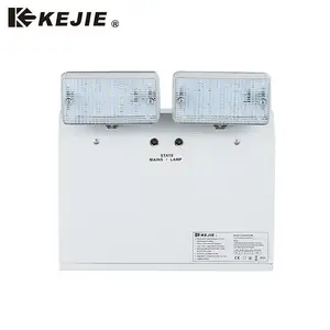 Double spot lumineux Led 2X3W, lumière d'urgence, double tête, éclairage d'urgence avec 3 heures de secours