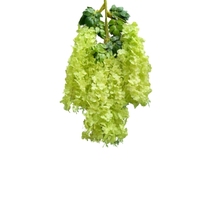 Fleurs artificielles de glycine suspendues, plante d'intérieur pour mariage, Noël, remise de diplôme, Pâques, décoration de la maison - Fait main