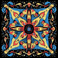 Bandana carré imprimé personnalisé de haute qualité 100% polyester Doux pour la peau 56x56cm Toutes saisons