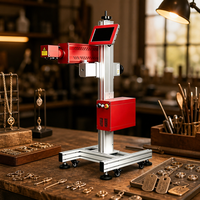 Machine de marquage laser à fibre 20W 1064nm pour bijoux et montres, marquage de précision 0,01 mm, haute productivité, autonome