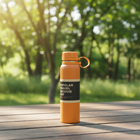 Botol air olahraga Stainless Steel 304 portabel, termos kopi vakum untuk perjalanan & luar ruangan hadiah liburan