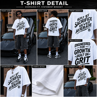 T-shirt Homme OEM Uni Sans Motif Unisexe Oversize Camiseta Réfléchissant en Polyamide Épaules Dénudées Tissu Éponge