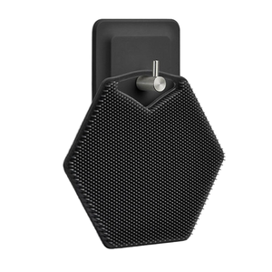 Brosse exfoliante pour le corps en silicone hexagonale moderne pour adultes, outil de massage pour le bain - Product Image 1