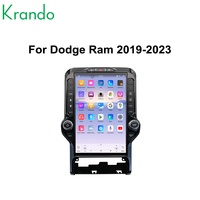 Krando Pantalla de Navegación GPS Estéreo Android de 13.6 Pulgadas para Dodge Ram 2019-2023, Reproductor Multimedia para Automóvil con Android Carplay, Radio para Automóvil, WIFI 4G