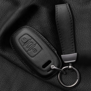 ใหม่เคสหนังกุญแจรถสำหรับ Audi A3 A4L A5 A6L A7L <span class=keywords><strong>Q3</strong></span> Q2l A8 Q4 <span class=keywords><strong>Etron</strong></span> Q5L Q7อุปกรณ์ตกแต่งรถยนต์ - Product Image 2