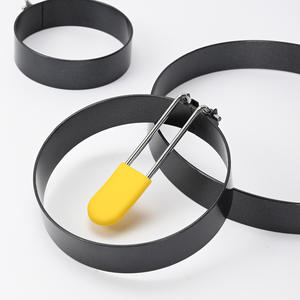 แม่พิมพ์วงกลมสำหรับทอดไข่ ขนาด 3 4 6 นิ้ว พร้อมด้ามจับ สีดำ ผลิตที่เมืองหยางเจียง - Product Image 5