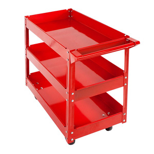 Three Layer Storage <b>Tool</b> <b>Cart</b> 100mm Caster Industrial Hand <b>Tool</b> <b>Cart</b> <b>For</b> Auto Repair Parts Organization - Product Image 4