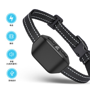 Collar Antiladridos Petmartop Negro 2.0x60cm con Sonido, Vibración y Descarga Eléctrica, Dispositivo de Entrenamiento Automático para Mascotas - Product Image 4