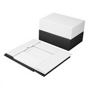 Caja de Regalo Plegable de Siete Placas Súper Personalizada, Reciclable, Sin Imanes, Sin Cinta Adhesiva, de Cartón Gris, Materiales Reciclados con Protección UV - Product Image 2