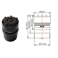 Microphone dynamique unidirectionnel 30*43.1mm pour karaoké, fournisseur direct
