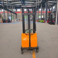 Chariot élévateur à fourche bon marché 1500kg gerbeur semi-électrique 1 tonne gerbeur manuel à usage intensif élévateur rapide