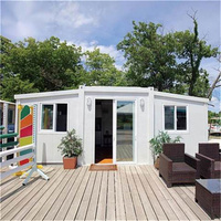 Maison conteneur modulaire pliable respirante avec isolation épaisse/standard pour dortoirs et logements