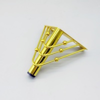 Pieds de support en fer de style moderne pour meubles, idéaux pour canapés et tables de salon, avec installation facile