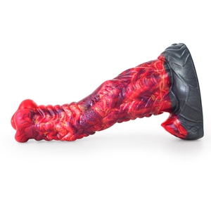 NNSX Dildo de Silicona Platino de Diferentes Tamaños con Diseño de Dragón Flameante, Productos Eróticos para Adultos, Juguetes Sexuales - Product Image 2
