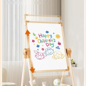 Bview <span class=keywords><strong>Caballete</strong></span> de doble cara ajustable en altura para niños <span class=keywords><strong>Pizarra</strong></span> magnética para el hogar <span class=keywords><strong>Pizarra</strong></span> con soporte Juguete educativo para dibujar - Product Image 6