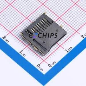 GT-TF003-H0185-01 SD Card / Memory Card Connector SMD Connector Self-Return Type MicroSD Card (TF Card) Card Holder 1.85mm - Product Image 2