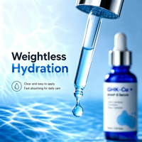 Serum Wajah GHK-Cu Blue Copper Peptide SNAP-8 Multi-Peptide Melembapkan Menghidrasi Mengencangkan Anti-Penuaan Perawatan Wajah OEM