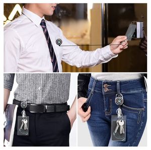 Porta Tarjetas Retráctil con Estampado Náutico, de Plástico, para Tarjetas de Identificación, para Cruceros, Barcos y Uso en Baños - Product Image 2